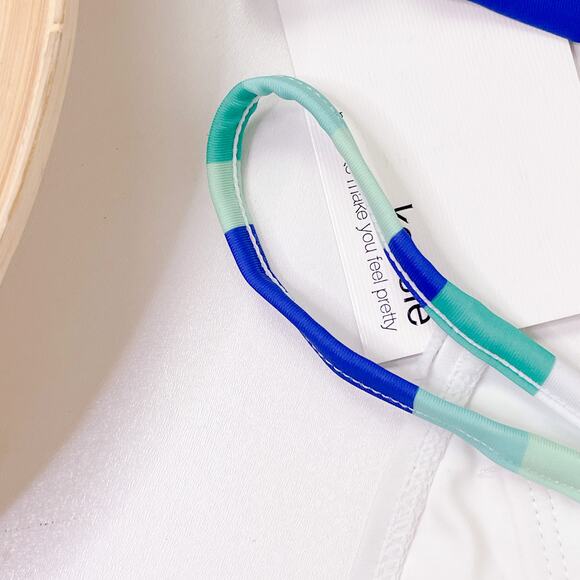 KENSIE Cactus Sequin Two Piece Bikini Boho XS y2k - Picture 6 of 9